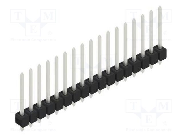 Connector: pin strips; pin header; male; PIN: 17; 2.54mm; THT; 1x17