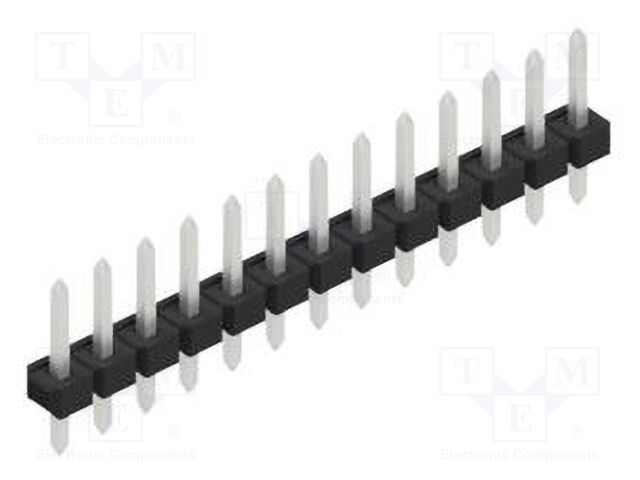 Connector: pin strips; pin header; male; PIN: 13; 2.54mm; THT; 1x13
