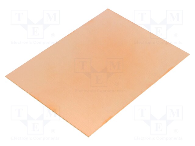 Laminate; FR4; 0.6mm; L: 100mm; W: 75mm; Coating: copper