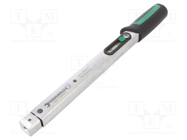 Wrench; dynamometric; 370mm; 20÷100Nm; Mounting: 9x12