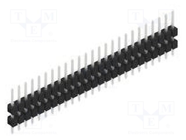Connector: pin strips; pin header; male; PIN: 25; 2.54mm; THT; 1x25