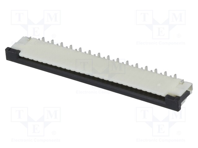 Connector: FFC (FPC); vertical; PIN: 30; ZIF; SMT; 0.5A; 30mΩ; 1mm