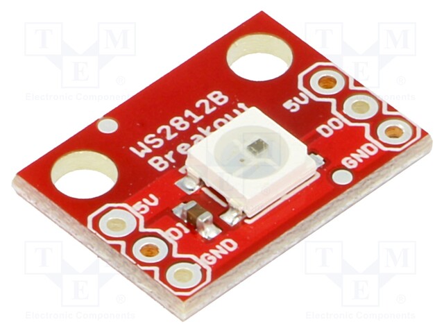 Module: LED; 5VDC; pin strips; Kind of LED: WS2812B