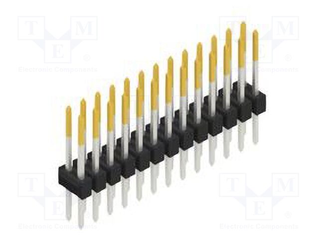 Connector: pin strips; pin header; male; PIN: 26; 2.54mm; THT; 2x13