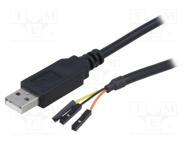 Module: cable integrated; UART,USB; USB A,pin strips; V: lead
