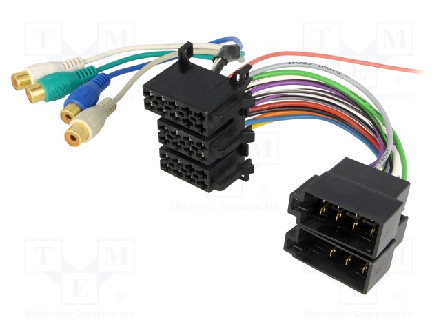 Adapter; RCA socket x4,ISO plug 26pin,ISO plug 8pin x2