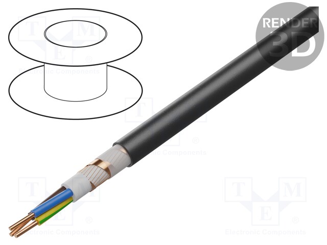 Wire; N2XCH; 2x10mm2; solid; Cu; LSZH; black; 600V,1000V