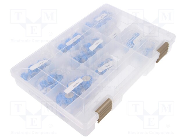 Kit: capacitors; No.of val: 10; 100mF÷4,7F; 82pcs; THT; 5.5VDC