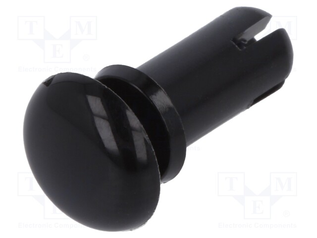 Rivet; polyamide; L.rivet: 10.5mm; Panel cutout diam: 5.1mm