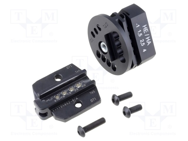 Spare part: crimping jaws; Application: 1-1105850-8; 0.14÷4mm2