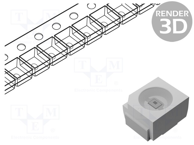 Photoresistor; λp max: 850nm; 30V; Lens: transparent; Front: flat