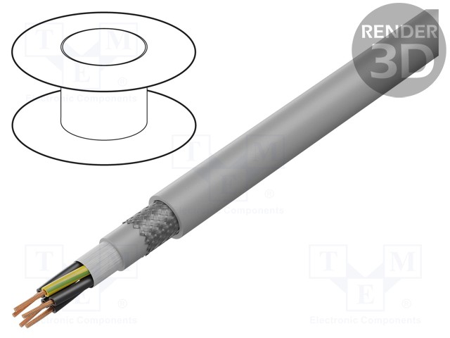 Wire: control cable; ÖLFLEX® FD CLASSIC 810 CY; 5G1,5mm2; PVC
