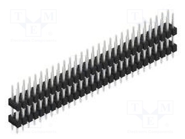 Connector: pin strips; pin header; male; PIN: 56; 2.54mm; THT; 2x28