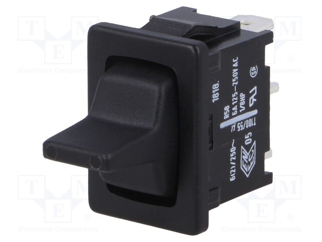 Switch: toggle; Pos: 3; SP3T; ON-OFF-ON; 6A/250VAC; -20÷100°C