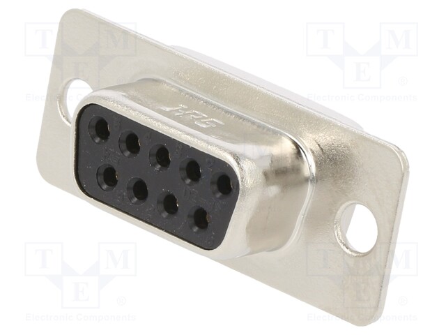 D-Sub; PIN: 9; plug; HD; female; soldering; gold-plated