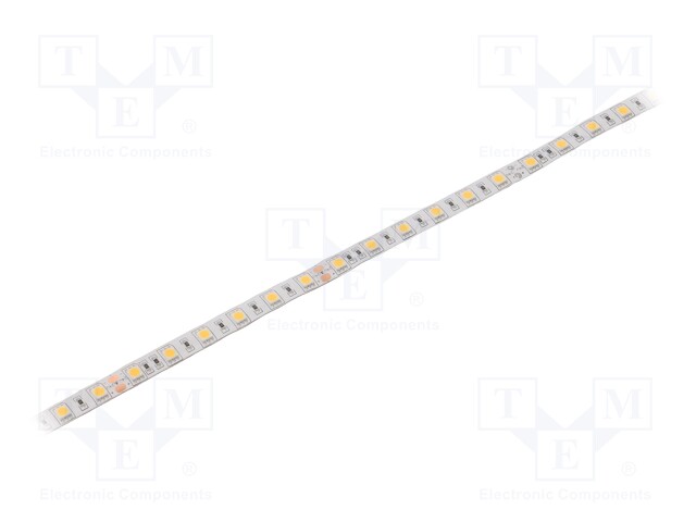 LED tape; white neutral; 5050; 24V; LED/m: 60; 10mm; white PCB; IP64