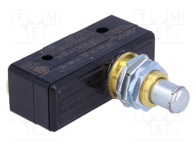 Microswitch SNAP ACTION; with pin; SPDT; 20A/250VAC; ON-(ON)
