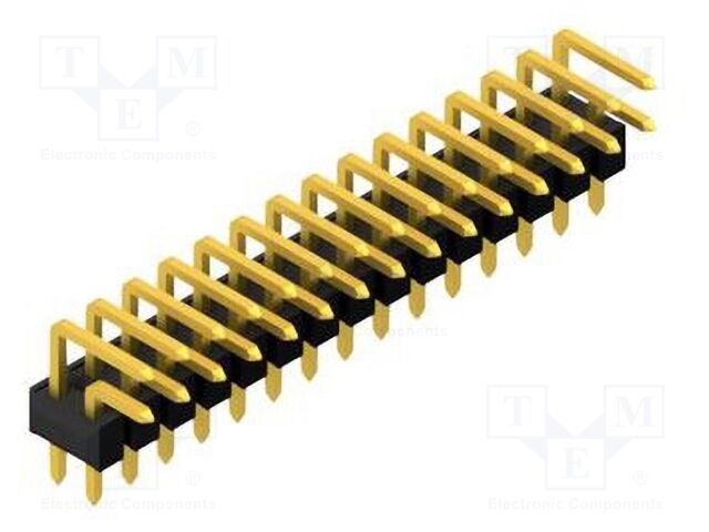 Connector: pin strips; pin header; male; PIN: 30; 2.54mm; THT; 2x15