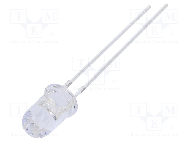 LED; UV; 30°; 12÷20mA; P: 150mW; 370-380nm; THT; 5VDC; Front: convex