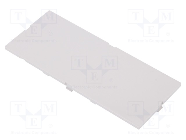 Front panel; without frame,with holder; 6M Modulbox One; grey