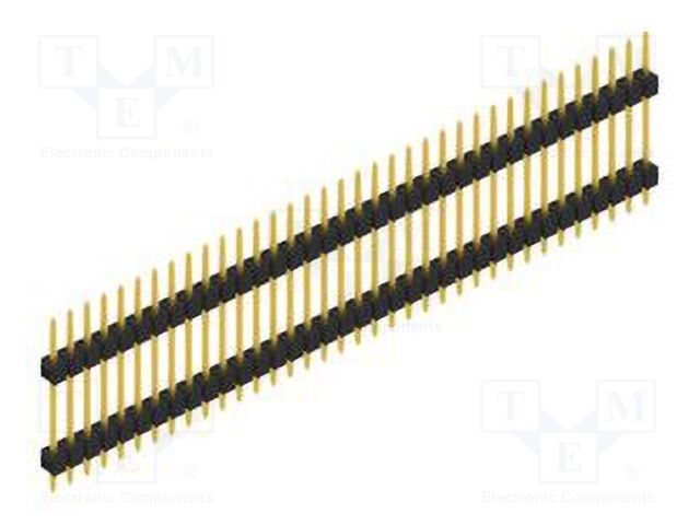 Connector: pin strips; pin header; male; PIN: 36; 2.54mm; THT; 1x36