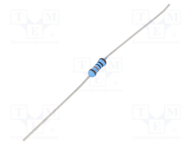 Resistor: thin film; THT; 130Ω; 600mW; ±5%; Ø2.5x6.5mm; 50ppm/°C