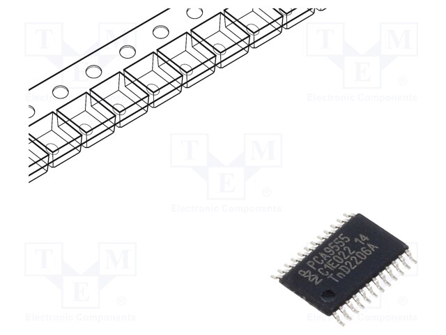 IC: interface; I/O expander; 2.3÷5.5VDC; I2C,SMBus; SMD; TSSOP24