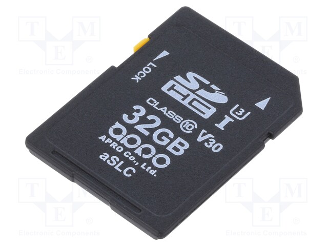Memory card; industrial; 3D aSLC,SDHC; 32GB; -25÷85°C; PHANES-T