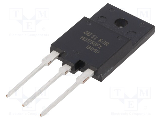 Transistor: NPN; bipolar; 800V; 24A; 75W; ISOWATT218FX