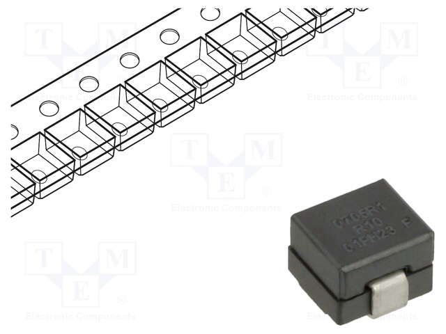 Inductor: wire; SMD; 105nH; Ioper: 43A; Isat: 34A; 7x7x4.95mm; 250uΩ