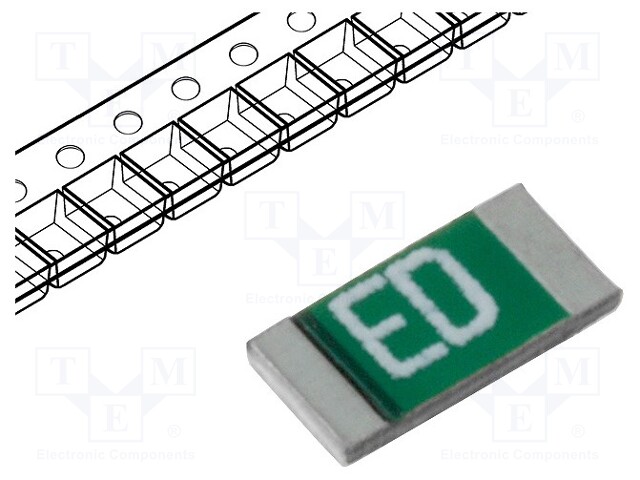 Fuse: PTC polymer; 500mA; Case: 1206