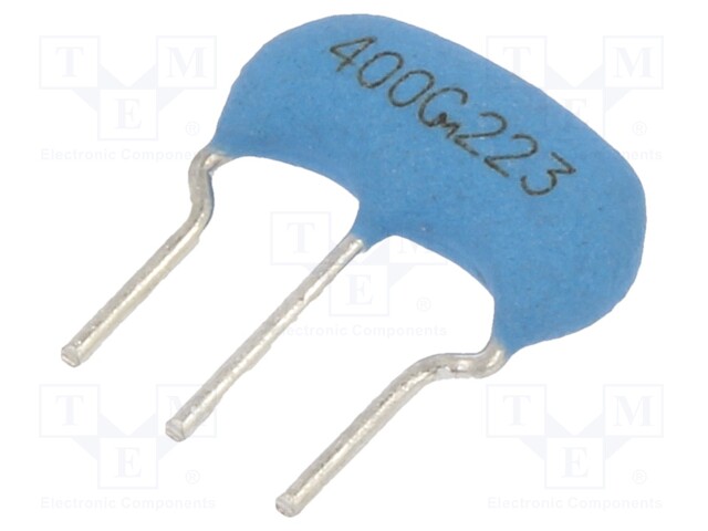 Resonator, 4 MHz, Through Hole, 3 Pin, 30 ohm, ± 0.5%, CERALOCK CSTLS Series