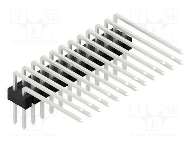 Connector: pin strips; pin header; male; PIN: 24; 2.54mm; THT; 2x12