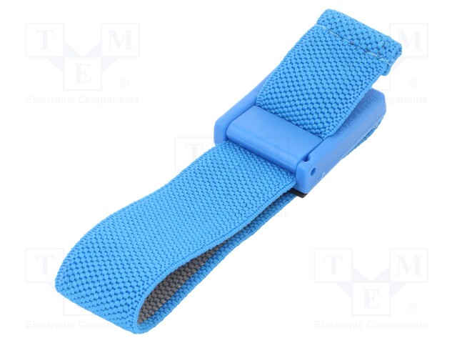 Wristband; ESD; Features: antialergic; blue; 10mm