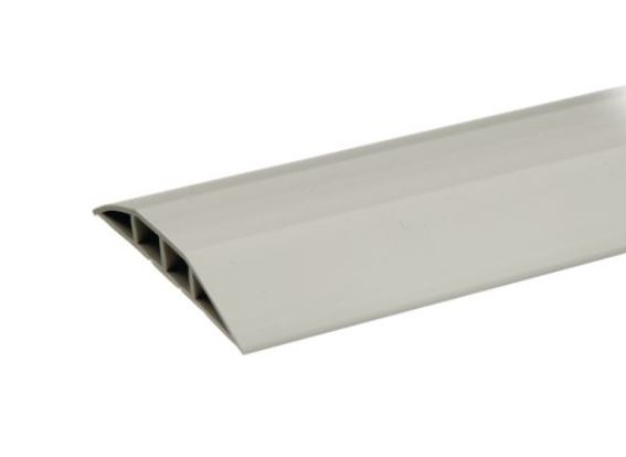 Closed cable trunkings; Colour: grey; L: 3m; Mat: PVC; H: 12mm; 85°C