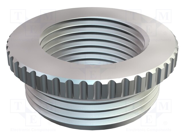 Reduction of threads for glands; Int.thread: M40; brass