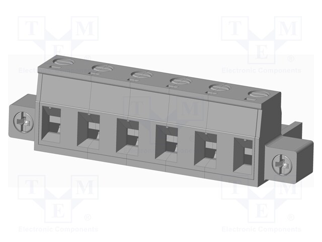 Connector: pluggable terminal block; plug; female; straight; grey