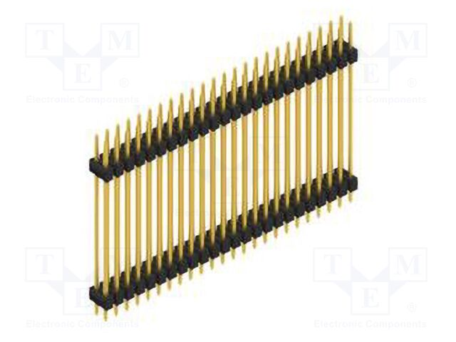 Connector: pin strips; pin header; male; PIN: 48; 2.54mm; THT; 2x24
