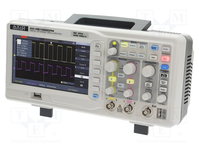 Oscilloscope: digital; Band: ≤50MHz; Channels: 2; 40kpts