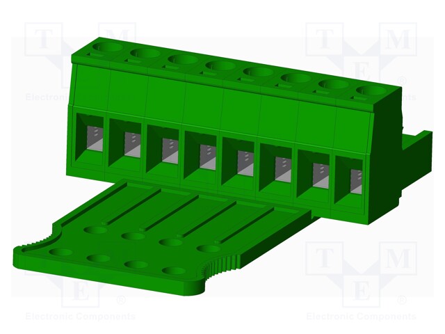 Connector: pluggable terminal block; plug; female; straight; 5mm
