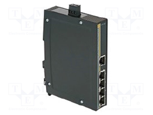 Industrial module: switch Ethernet; unmanaged; 9÷60VDC; RJ45