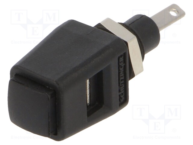 Laboratory clamp; black; 70VDC; 16A; Contacts: nickel; -25÷90°C