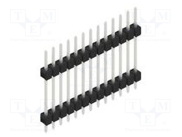 Connector: pin strips; pin header; male; PIN: 13; 2.54mm; THT; 1x13