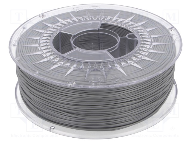 Filament: PLA; 1.75mm; grey; 200÷235°C; 1kg; ±0,05mm