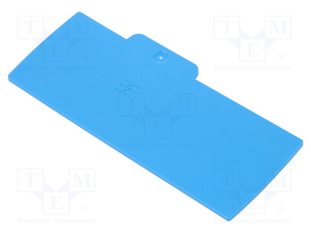 End plate; Application: A series; blue