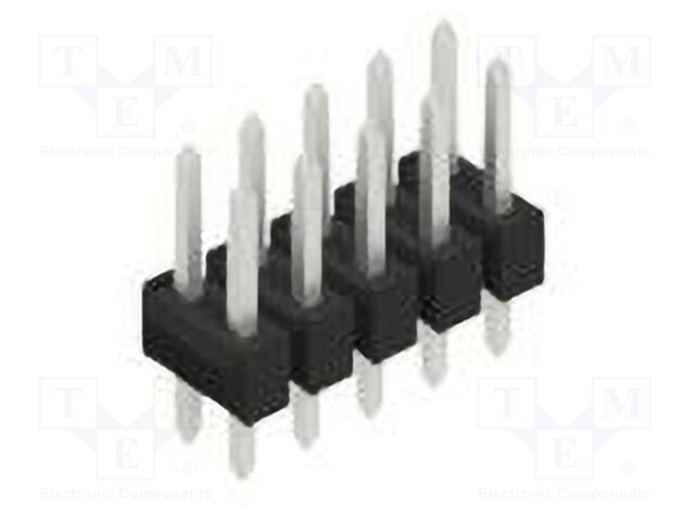 Connector: pin strips; pin header; male; PIN: 10; 2.54mm; THT; 2x5