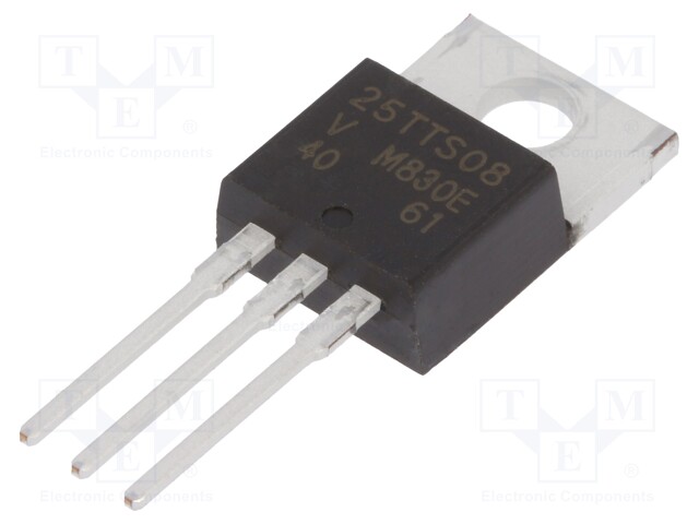 Thyristor; 800V; 16A; 25A; 45mA; Package: tube; THT; TO220AB
