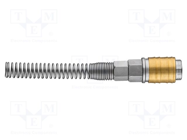 Quick connection coupling; brass; Øint: 8mm; Øout: 10mm