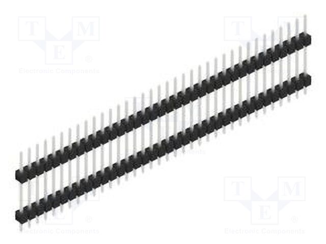 Connector: pin strips; pin header; male; PIN: 36; 2.54mm; THT; 1x36