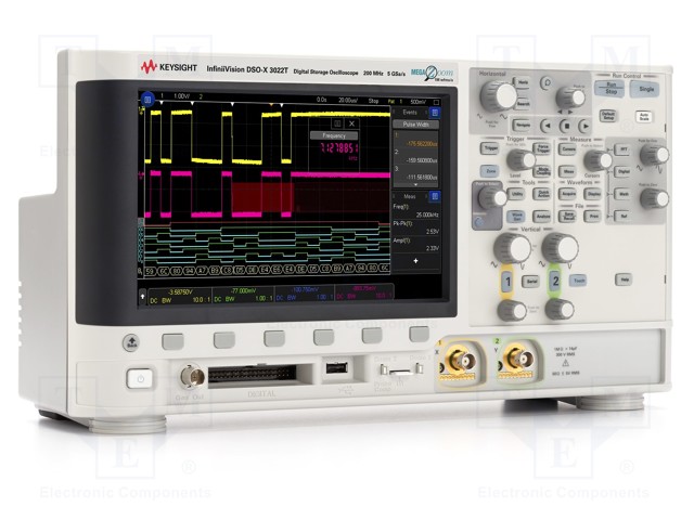 Oscilloscope: mixed signal; Band: ≤500MHz; Channels: 2; 4Mpts
